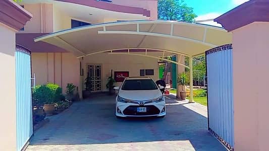 Pole parking shade / Sun shade pvc parking / Best garage pvc shade