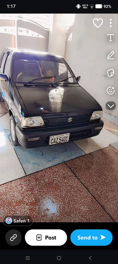 mehran 2011 model black coour