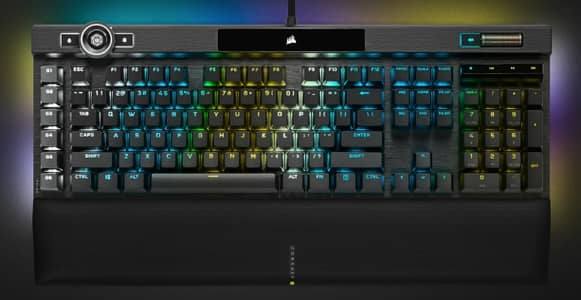 K100 RGB Mechanical Gaming Keyboard — CHERRY® MX Speed — Black