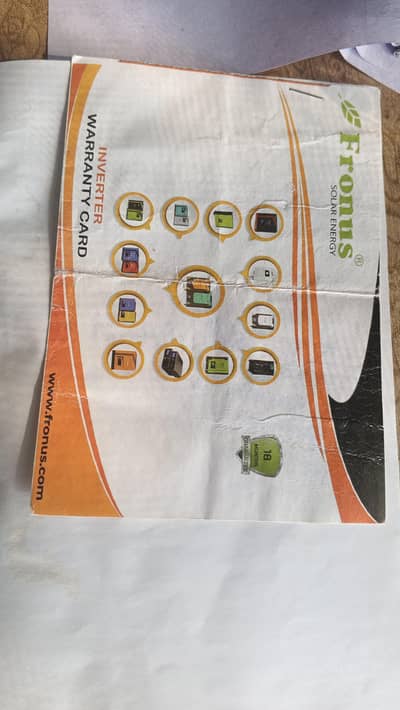 fronus Inverter with touch display  10 by 10 condition