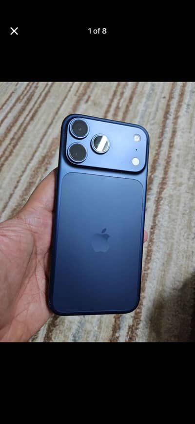 iphone 17pro Max 256gb non pta full sim time 100% battery without box