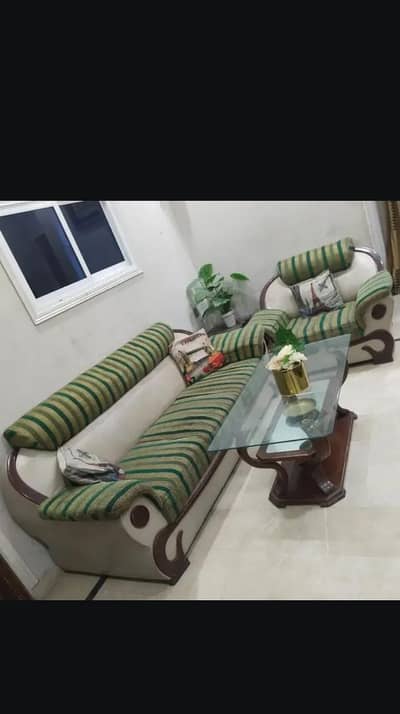 Sofa Set  Green Skin colour