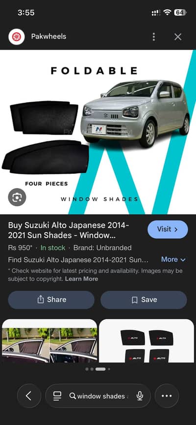 Alto 660cc window sheds new unused