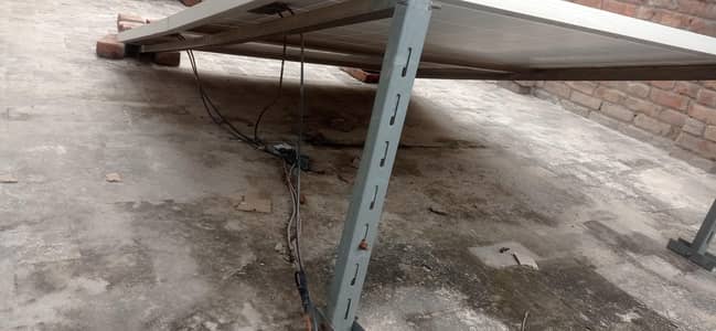 solar plates stands 14 gauge(2 pieces) good condition