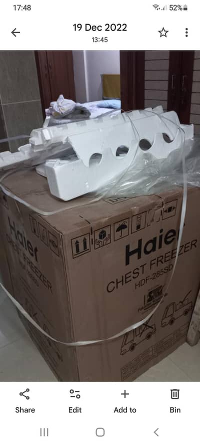 Brand new Haier Chest Deep Freezer/Fridge for sale