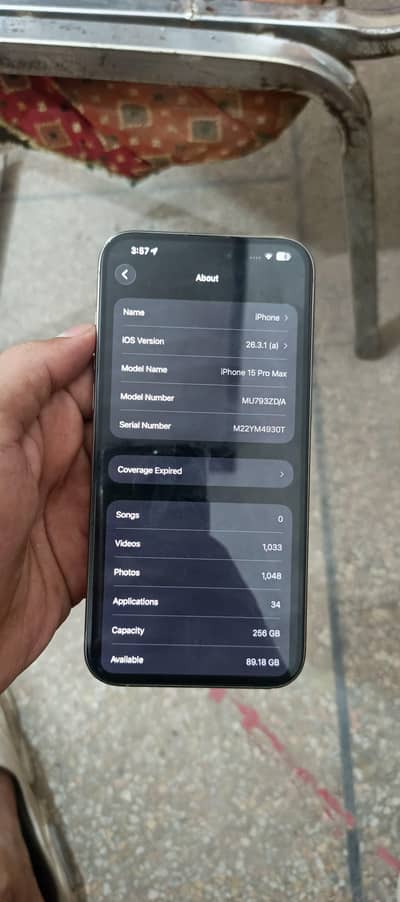 iphone 15 pro Max non pta 256gb