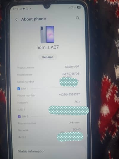 Samsung Galaxy A07 4g