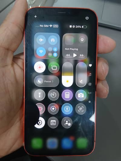 Iphone 12 with k7 device