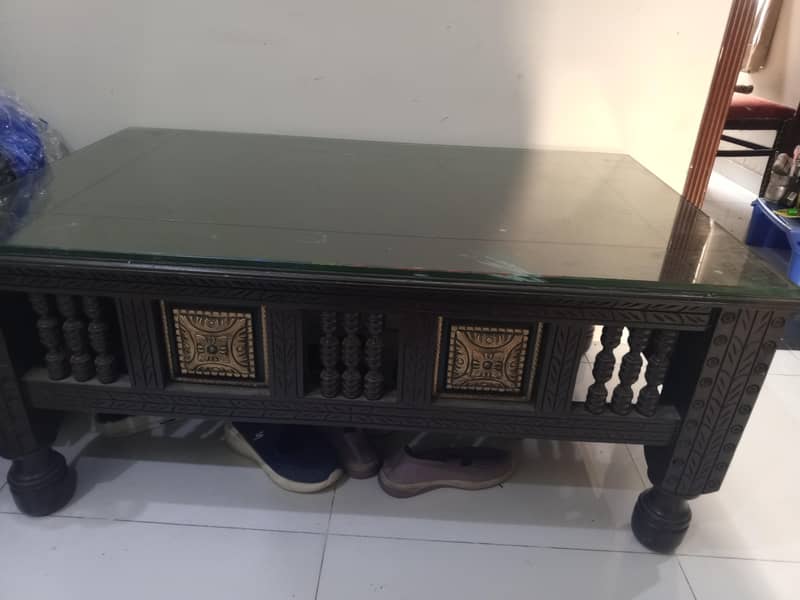 rectangle size coffee table 1
