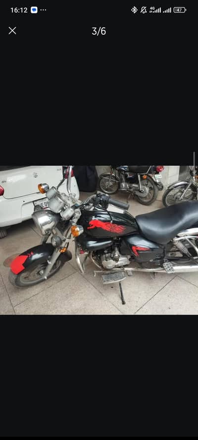 Super Star 200cc Cruiser Bike – Heavy Bike – Good Condition