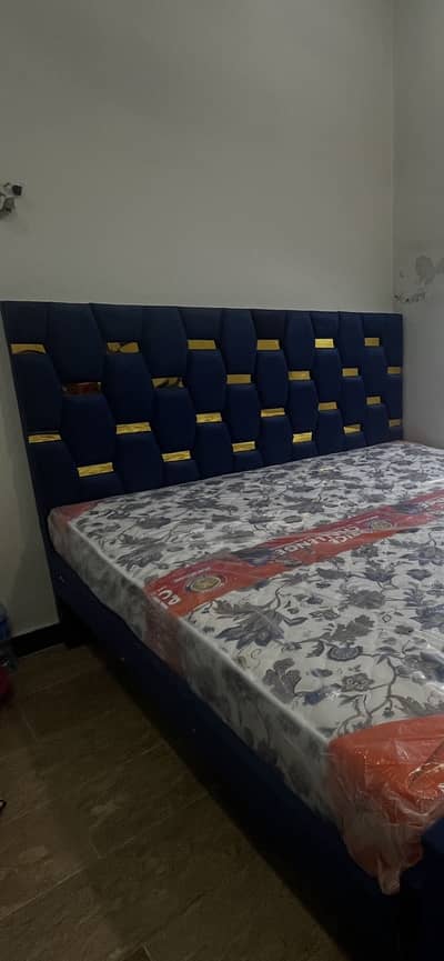 New bed for sale luxury blue bed