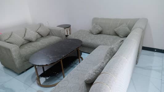 8 Seater L Shaped Sofa Set