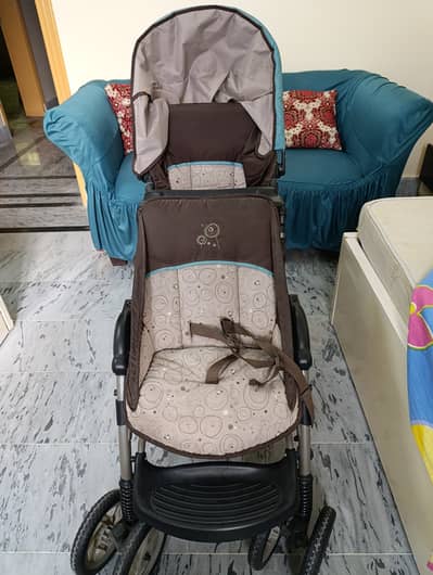 Double pram for kids