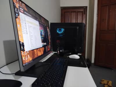 HP 24 inch IPS display 1080p 60 FPS 0 faults.