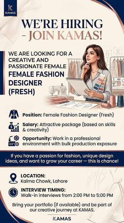 Female Fashion Designer (Fresh)