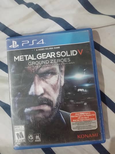 Metal gear solid v ground zeros