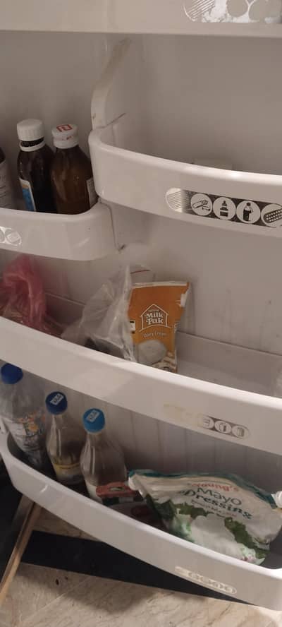 large Haier frig refrigerator