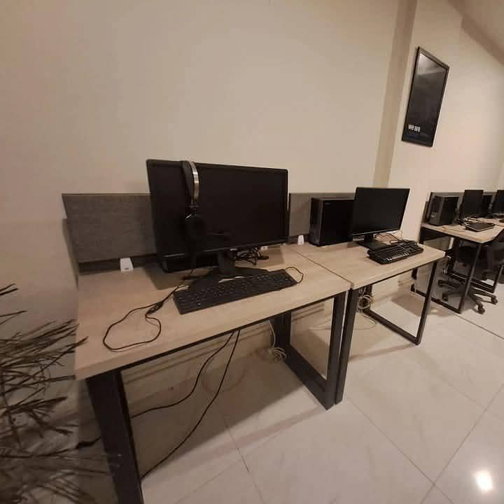 office table, computer table, laptop table, workstation, clusters 4