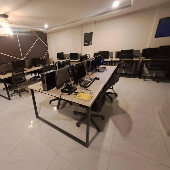 office table, computer table, laptop table, workstation, clusters 6