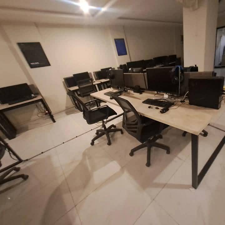 office table, computer table, laptop table, workstation, clusters 7