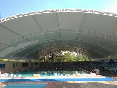 Swimming pool shed / Best pvc garge shade in Pakistan / Car roof shade