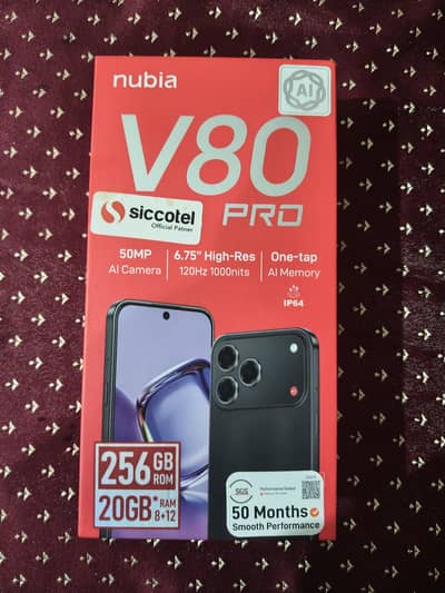Nubia v80 pro 3-day used only