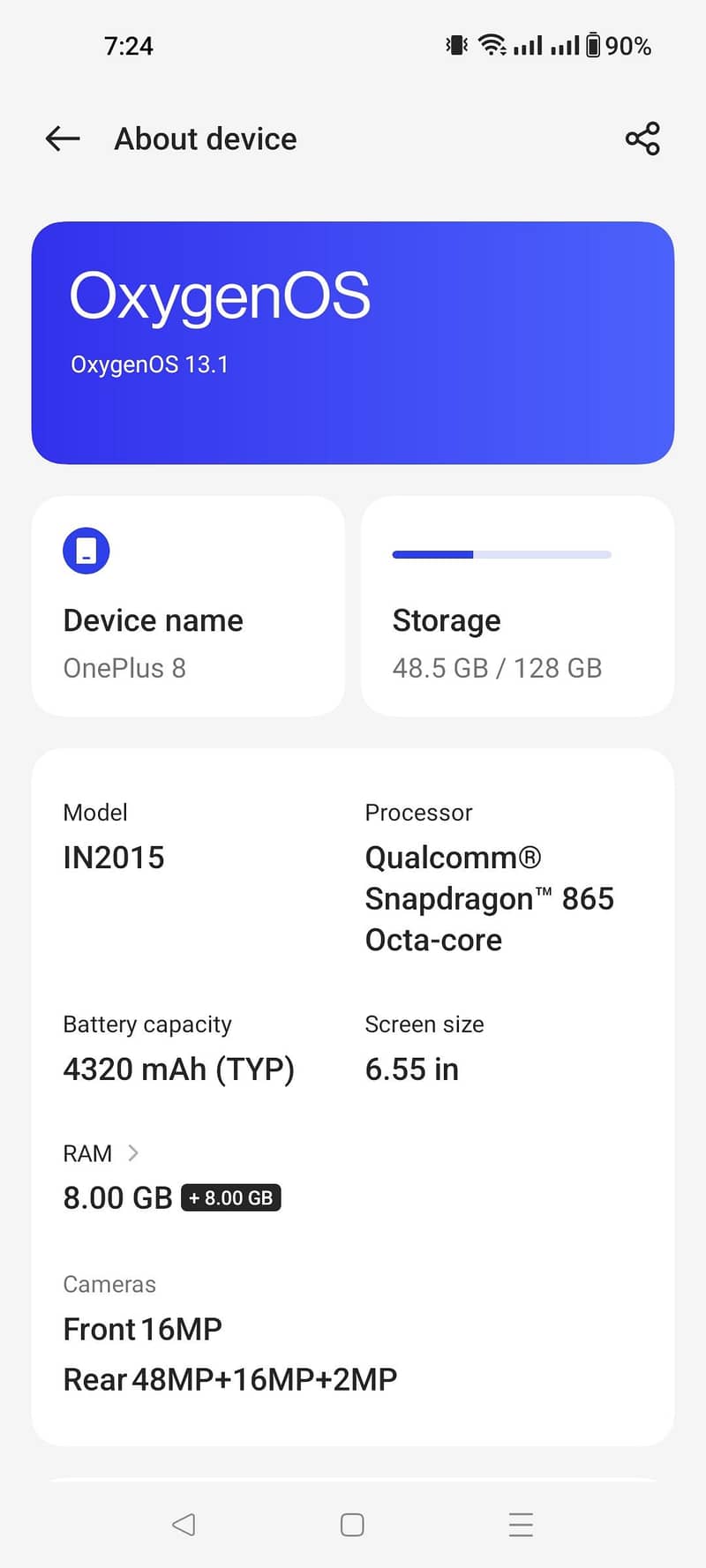 OnePlus 8 5