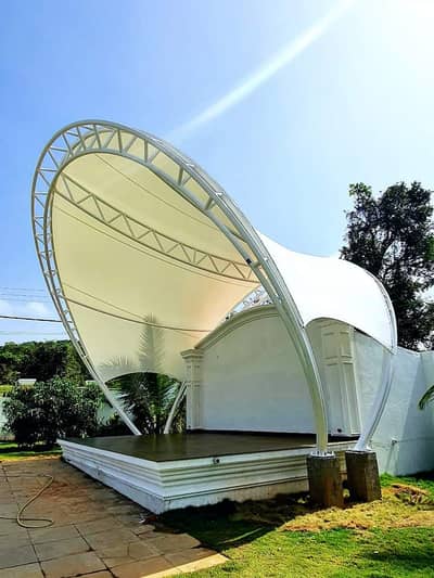 Membrane shed / Hyper shade / gazebo shade / Cafe roof / Dome shed
