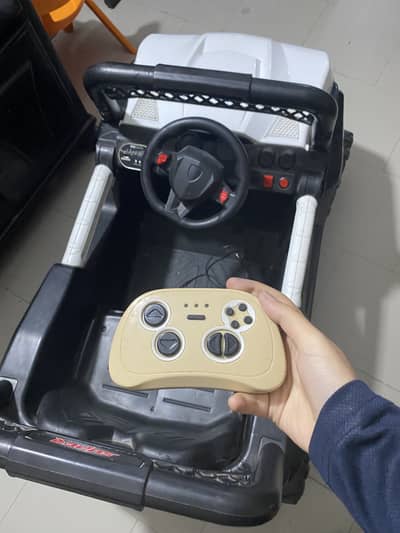 Tinny beast on vehicle