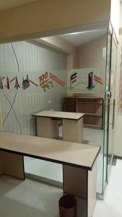 Semi furnished office for rent at main shahra e faisal pechs block 6 karachi