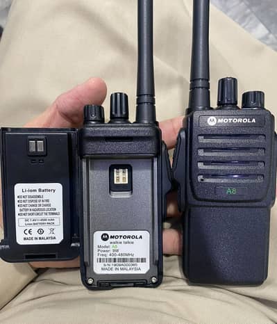 Motorola GP328, MT-828 & KDC1 Walkie Talkie Set | Long Range Wireless