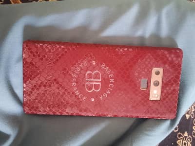Galaxy Note 9 dual pta official 6/128 just glass crack baqi all ok