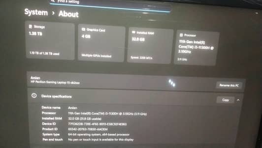 HP PAVILION 15 BEAST LAPTOP