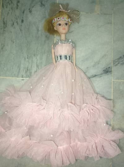 pink color doll