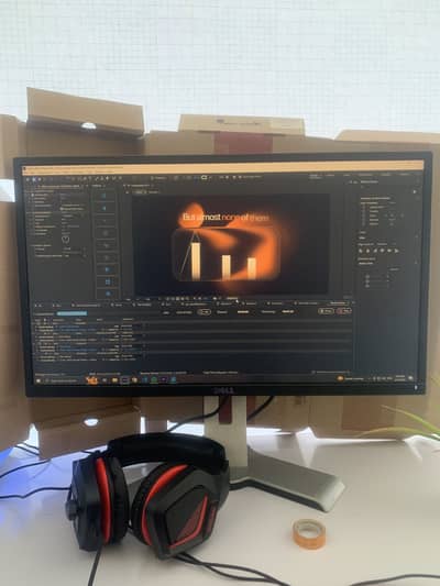 dell 24 inch ips monitor display for sale