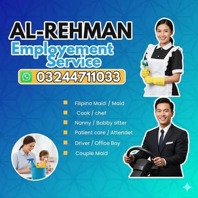 Maids / House Maids / cook / Nanny , chef / Baby Sitter maid available