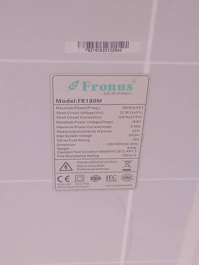 fronus 180w three plates with steel metal stand , minimal used , in wa
