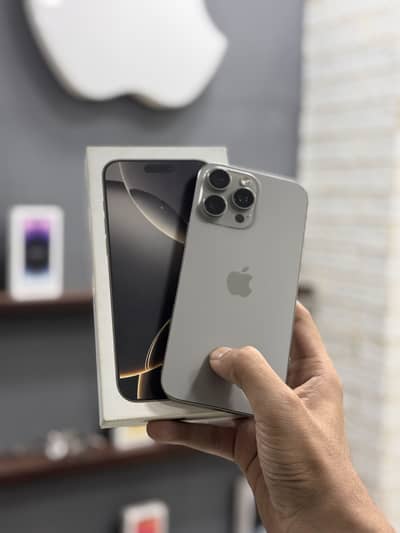 IPhone 16 pro max 255 gb pta approved 91% helath with box