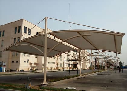 Pole parking shed l Garage shed l Car roof l Tensile porch shade price