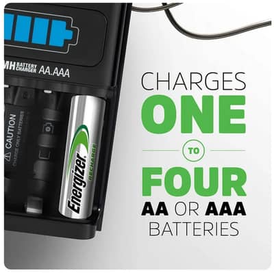 Original Energizer Charger | Fast 1-Hour Charging | Powerful & Reliabl