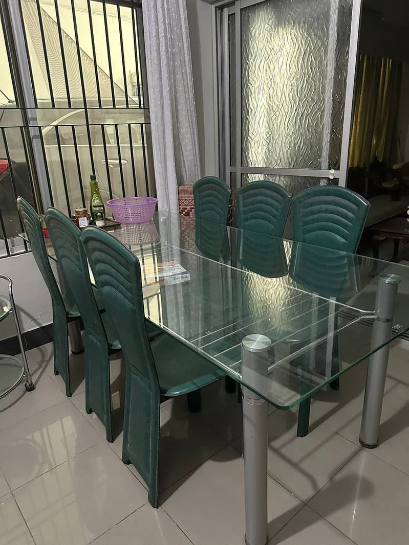 Dining table/ glass dining table 0