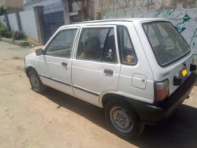 Suzuki Mehran 1994 model white colour  good condition. petrol only