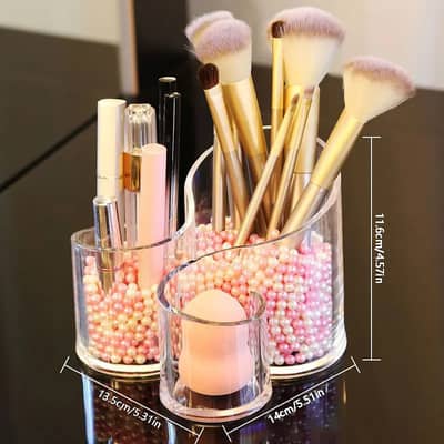 Transparent acrylic makeup organizer. 03243396314