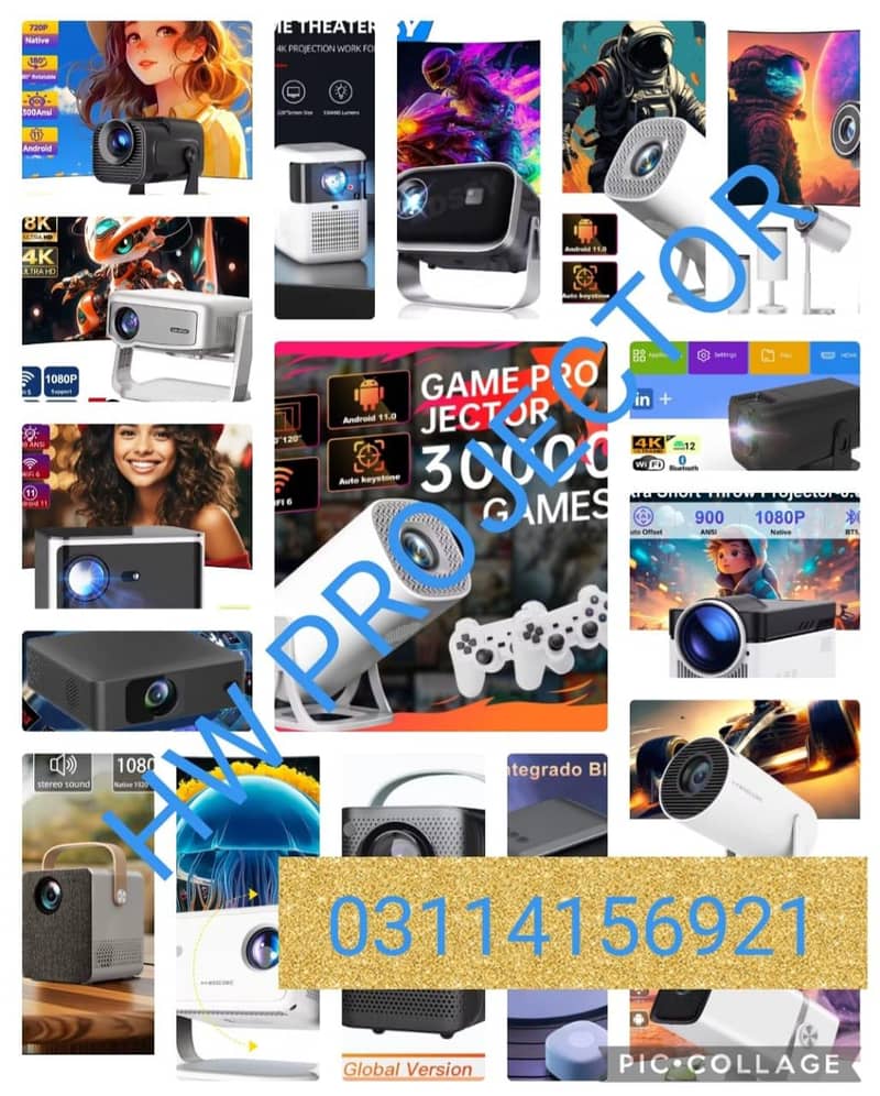 ANDROID PROJECTOR, LED PROJECTOR , MINI PROJECTOR , HD PROJECTOR 6