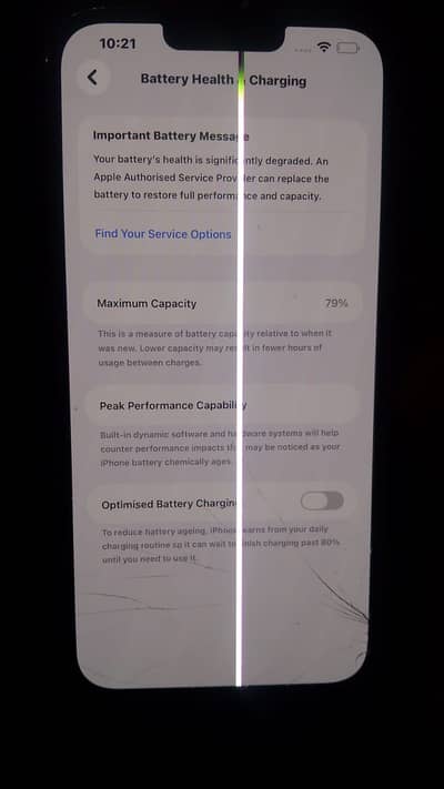 13 pro max non factory unlock 128 gb with box