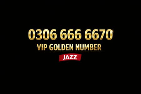 Exclusive VIP Golden Number – 0306 666 6670 (Jazz) 