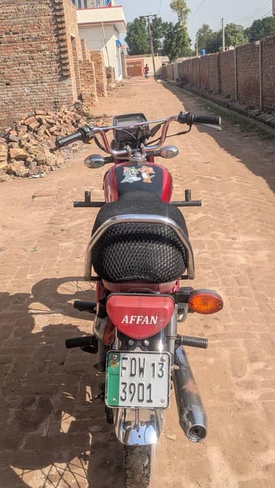 Jinan bike converted in cd 70 17model