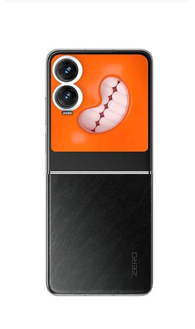 infinix zero flip for full box black grey