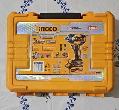 Ingco CIELI2038Cordless impact wrench  Brushless motor