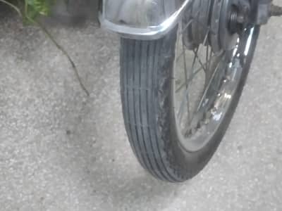 panther front tyre 70cc (2 month used)